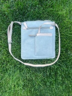 Shiraleah Pale grey and Light Beige Crossbody Duo